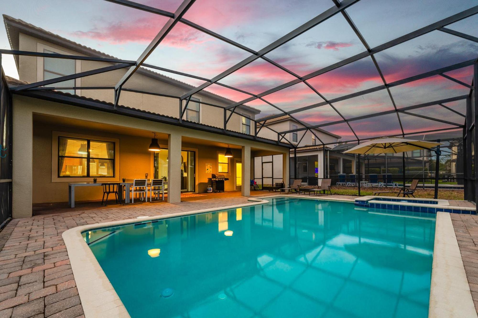 Heated Pool + Free Waterpark + Lazy River + Grill Davenport Eksteriør bilde